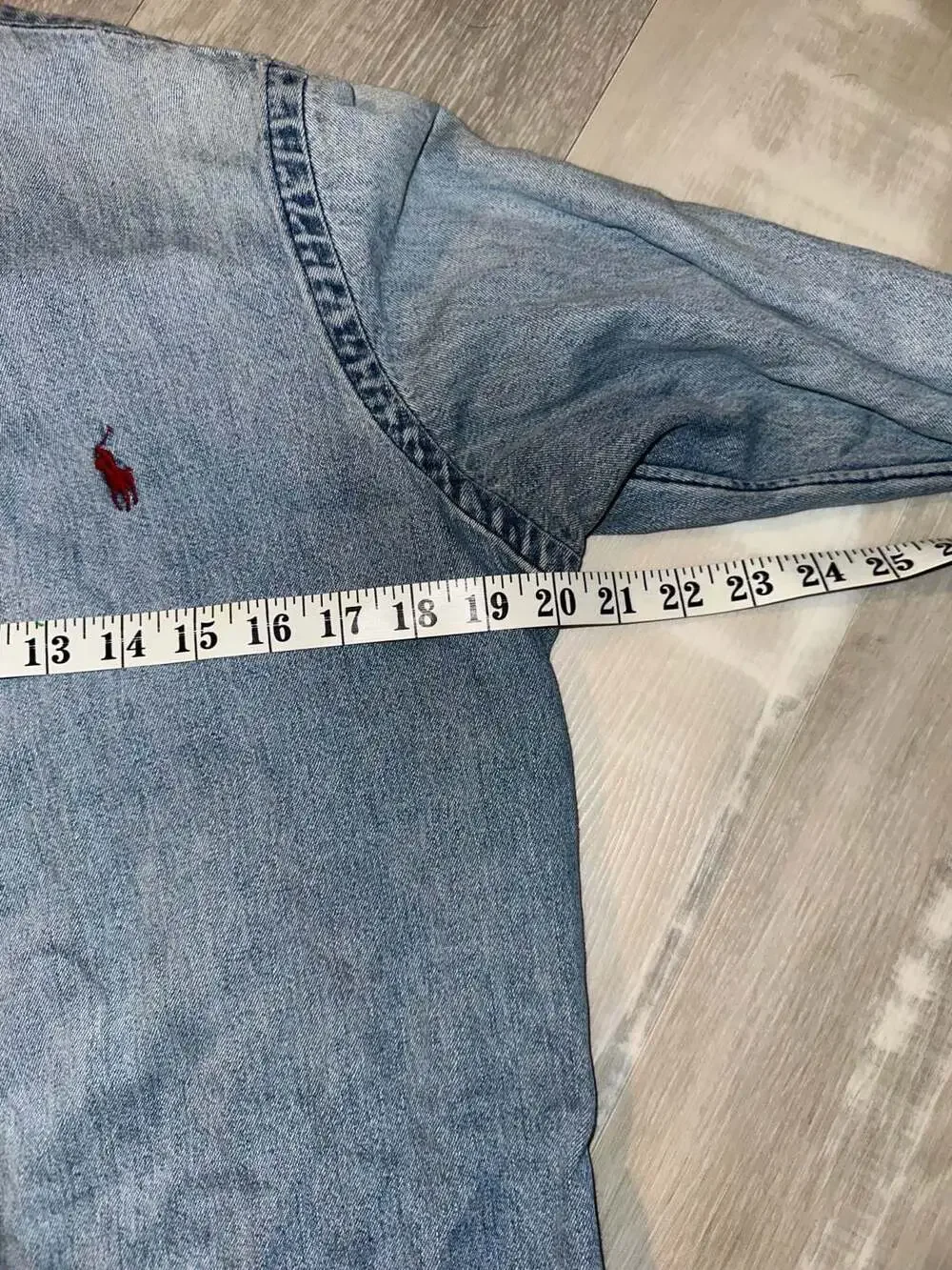 Vintage Polo Country Ralph Lauren Denim Button-Up Long Sleeve Shirt